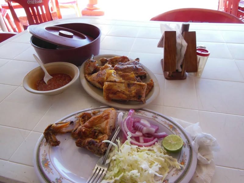 Rode into Mexico for some meds and a little bite to eat. Well, maybe