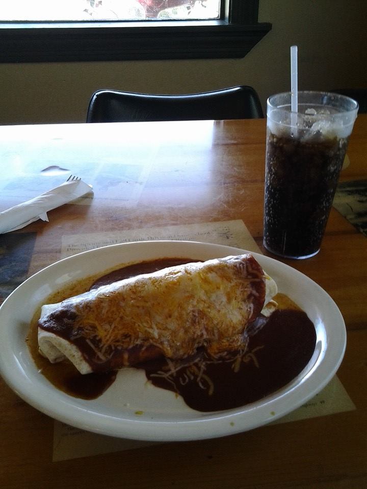 Having lunch