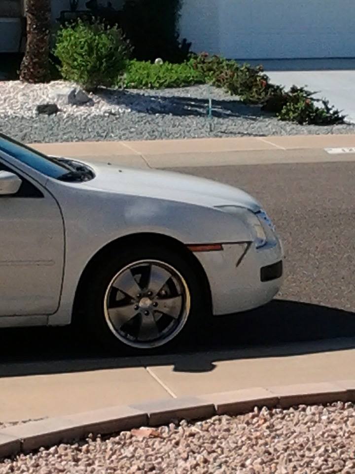 Got the fender replaced and patched the bumper with JB weld and in L