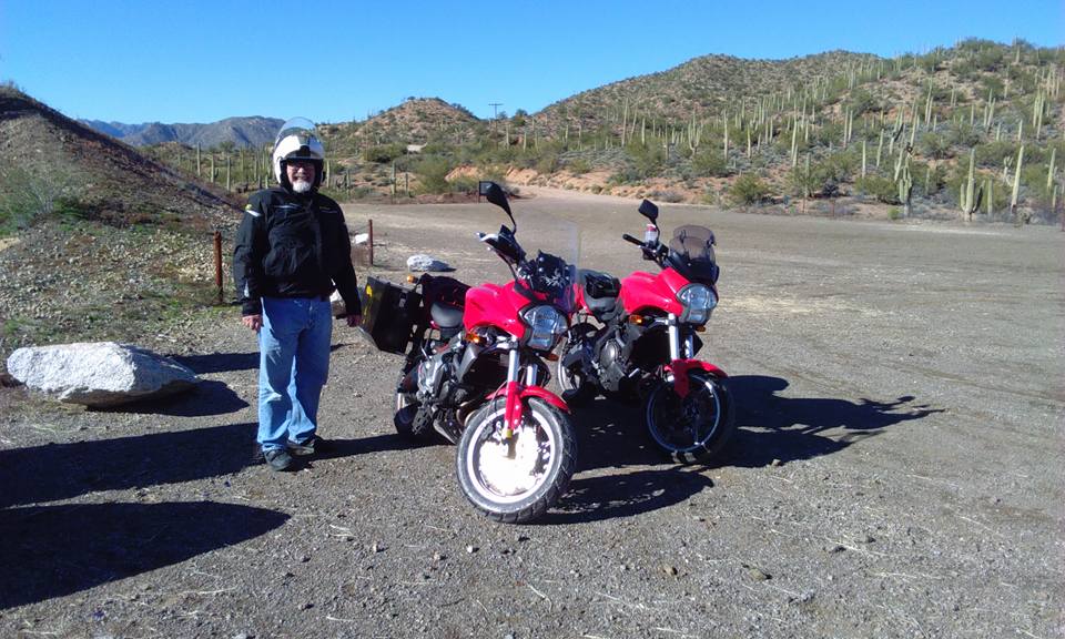 Rode the Versys today. Met three new guys from the Versys forum. We 
