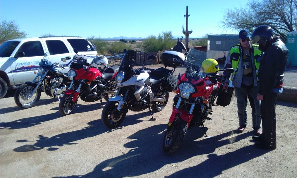 Rode the Versys today. Met three new guys from the Versys forum. We had a great lunch in Florence then two of us rode about 50 miles or so on a nice dirt road. I think this may be the most versatile bike I've ever owned.