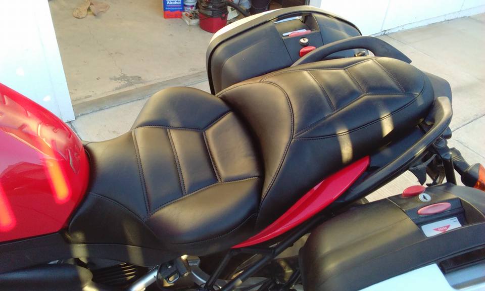 My new Russell Day long arrived for my Versys today. I like it. It m