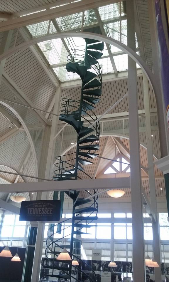 Just part of a staircase they won't let you climb at the Tennessee v