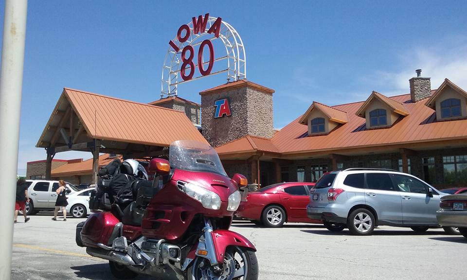 According to me :-) I have now traveled all 49 Continental U.S. States on a motorcycle
