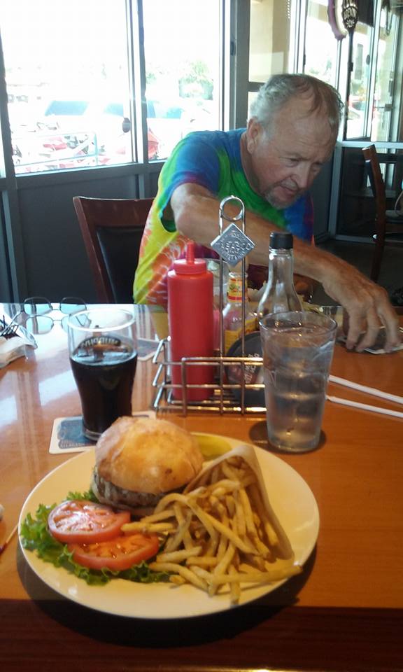 Sherm spends so much time staging his food shots he has to eat it co