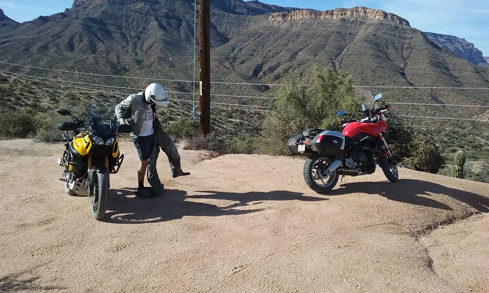 We rode the Apache Trail yesterday and I took a lot of cool pictures.  Bad news is I lost my camera. Today we're going to do the north face of mount lemon  (dirt). Hopefully I won't lose my phone!