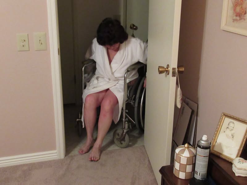 My wife took a hard fall last week and really hurt her knee. I can t