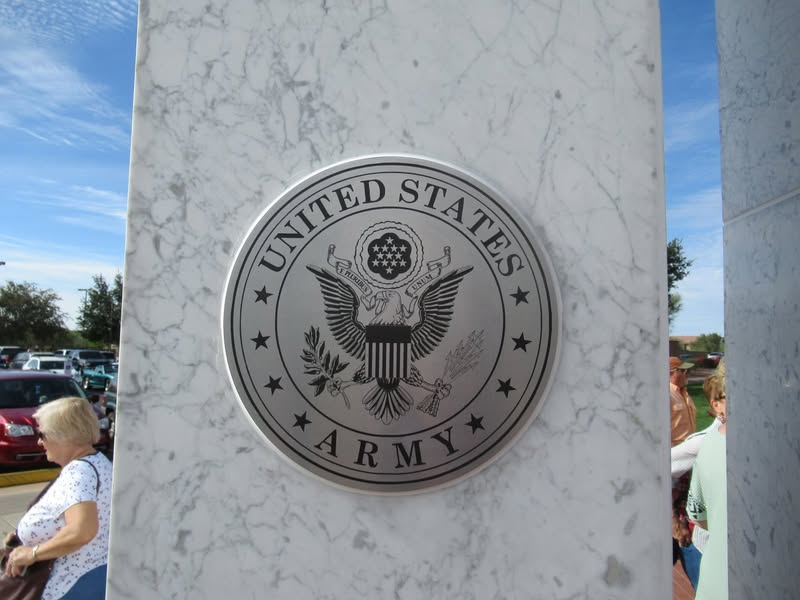 We have a somewhat unique Veterans Memorial in Anthem. I went there yesterday to take some pictures not expecting that many people to be there. Wrong, several thousand were there making it impossible to get the shots I wanted. I took a few, but decided to come back today for the money shots. Read the captions on some of the pics to get the whole picture. :)