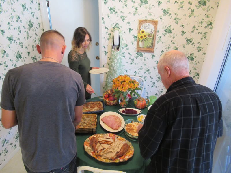 We had a great Thankgiving dinner today With my wifes sister, her husband, her grandson, his wife, and the great grandkids. Being a kid myself, I spent most of the time with the little ones. Between taking motorcycle rides, chair massages, and story telling, the time flew by. Oh yeah, we ate too much too!!!