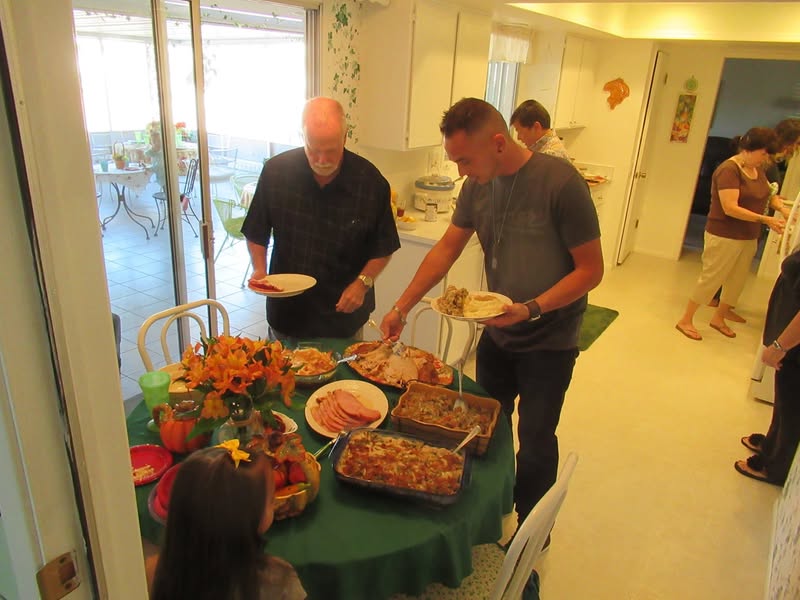 We had a great Thankgiving dinner today With my wifes sister, her husband, her grandson, his wife, and the great grandkids. Being a kid myself, I spent most of the time with the little ones. Between taking motorcycle rides, chair massages, and story telling, the time flew by. Oh yeah, we ate too much too!!!