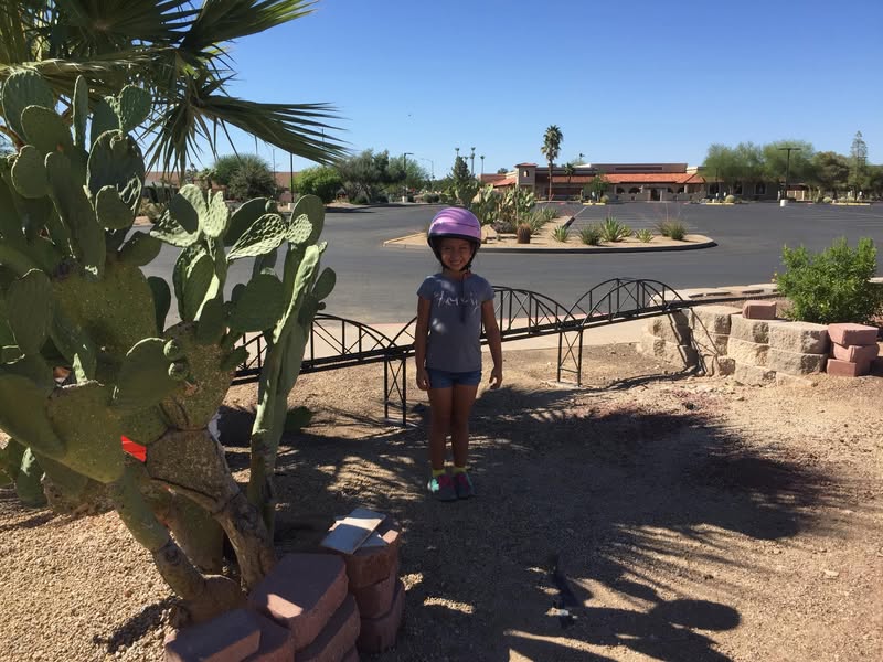 It’s 104* and the great grandkids wanted a motorcycle ride. The mode