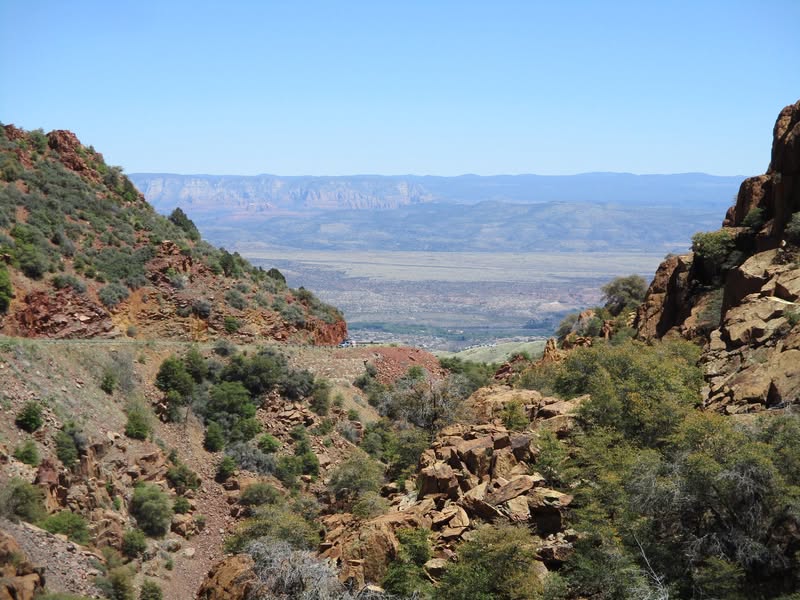 My wife's daughter Beverly is visiting for the week and wanted to see Sedona. I showed it to her, and a few other things. We chose a good day to visit the high country as it reached over 100 here today at my house.