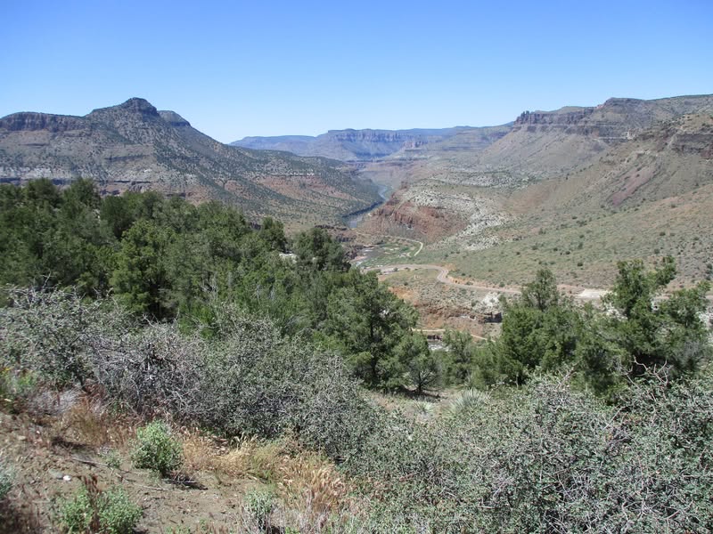 I needed to beat the heat this weekend so decided to head ujp to Springerville. 7,000' elevation. A fun, beautiful ride, but next time I'll take at least three days and explore a little more while there.