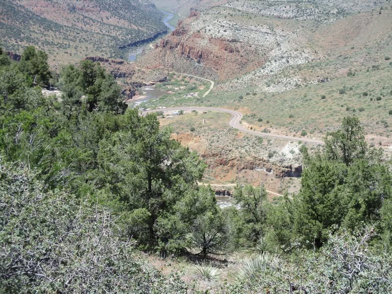 I needed to beat the heat this weekend so decided to head ujp to Springerville. 7,000' elevation. A fun, beautiful ride, but next time I'll take at least three days and explore a little more while there.