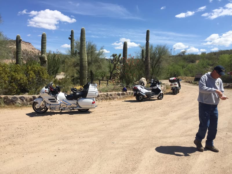 When I got tired of doing nothing I rode down to Burro Creek Campground where I found Sherm and Craig who were having nothing to do with nothing.