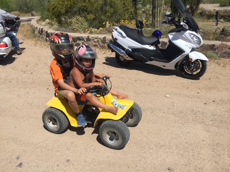 When I got tired of doing nothing I rode down to Burro Creek Campground where I found Sherm and Craig who were having nothing to do with nothing.