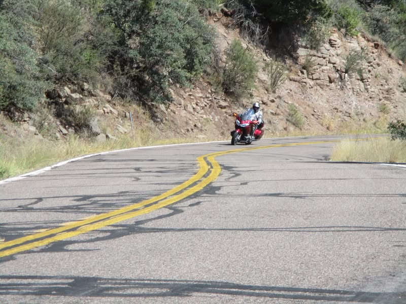 Yesterday Jim, Mike, and I rode the devils highway, aka the Coronado trail or Hwy 191. Lot's of fun, and a little reprieve from the intense heat we are still enduring here in the lowland! Total ride from start to finish was 640 miles.