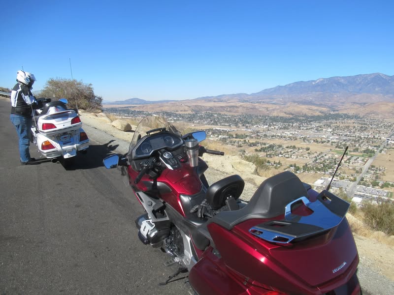 Rocky and I out for a little ride today. 400 miles of either splitting or twisting.