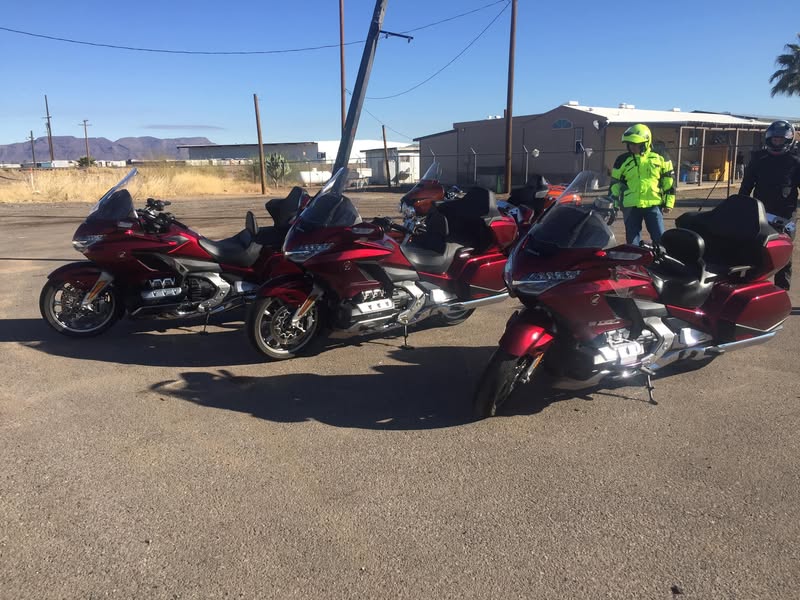 Some bikes dominate the scene.