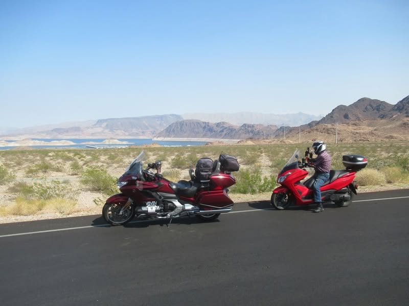 I rode up to Sherms today to assist him with some new risers on his Rebel 1100. Unfortunately the ones he had don't fit so he had to order a new set. They won't get here for three days, so we headed out on a three day ride. Retirement does have it's perks. I'll caption some of the pics.