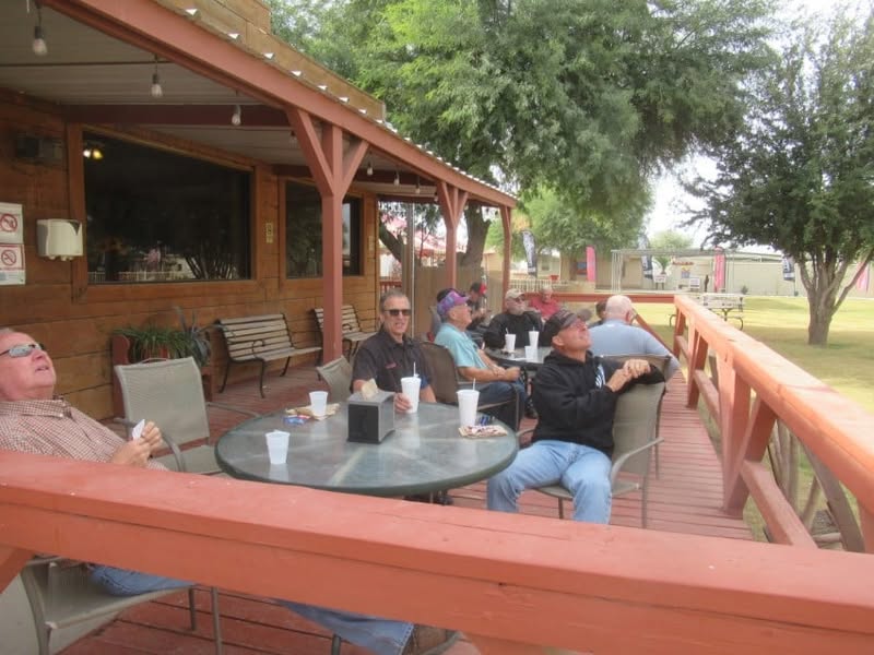 Rode out to the Eloy Airport with the group today. Good food while being entertained by guys jumping out of perfectly good aircraft.