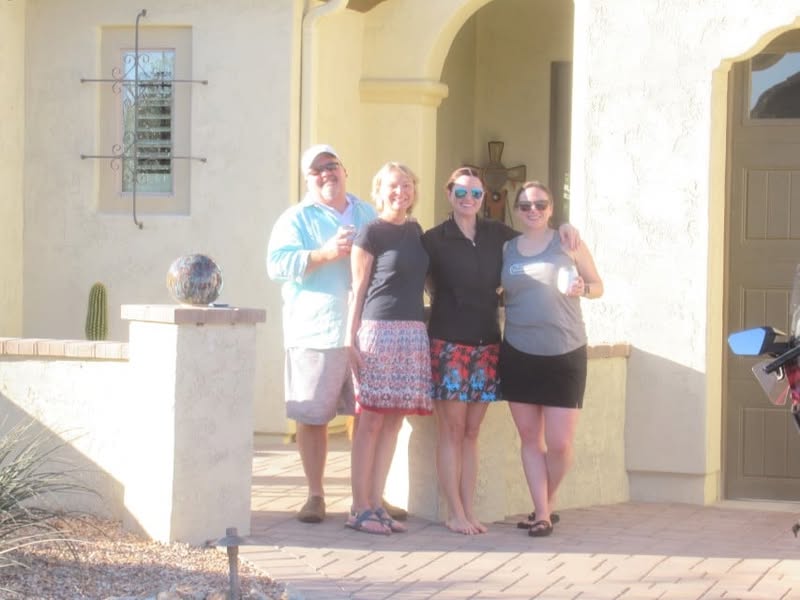 The last day of my daughters visit. We had a great 4 days, just wish we had 40 more!