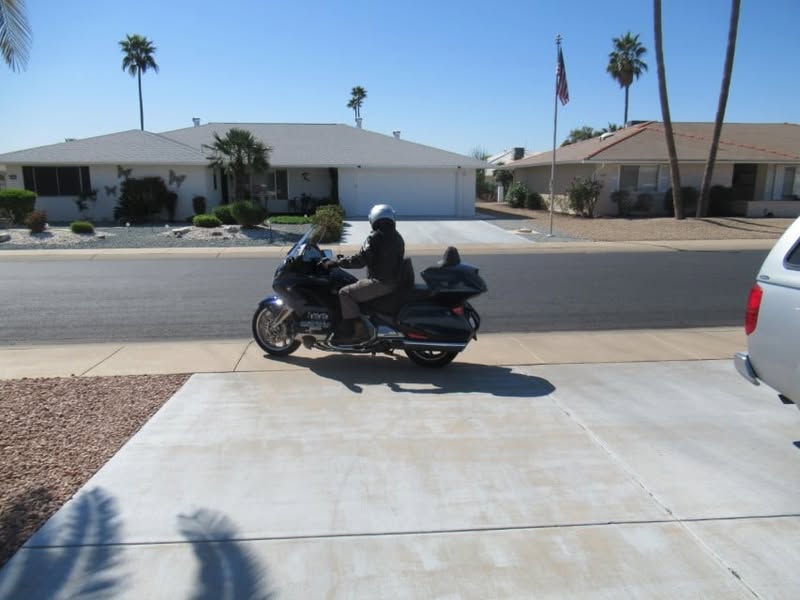 Gave a friend a ride to pick up a new bike to him.