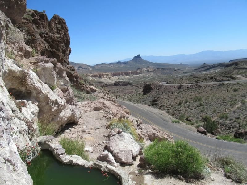 Fun day today. I was going to ride with the group, but I really wanted to see the little burro that Sherm had told me about in Oatman, AZ. A couple of my other friends also wanted to see him, so off we went.