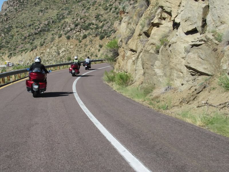 The group I ride with here in AZ took it's first ride of the season up Yarnell hill to the Ranch House for breakfast. Literally hundreds of bikes out there doing the exact same thing today. Why not, it's only going to hit a cool high of 98. That sure beats the last 110 days of 100 degrees plus.