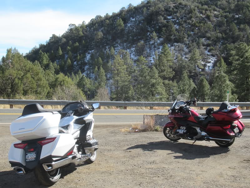 I know the rest of the country is having some real weather concerns lately. Here in Arizona, we are too, so Doug and I decided to take a little ride today instead of on Wednesday when there is a chance of rain. Absolutely gorgeous weather today and perfect temperatures too.