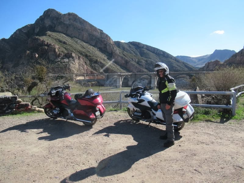 What a great ride today! Finally, after 20 years I finally made it out to Coolidge Dam. I was able to enjoy the ride with a riding buddy from the Power Riders. I'll caption some of the pictures.