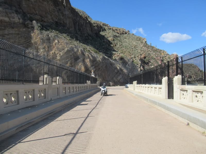 What a great ride today! Finally, after 20 years I finally made it out to Coolidge Dam. I was able to enjoy the ride with a riding buddy from the Power Riders. I'll caption some of the pictures.