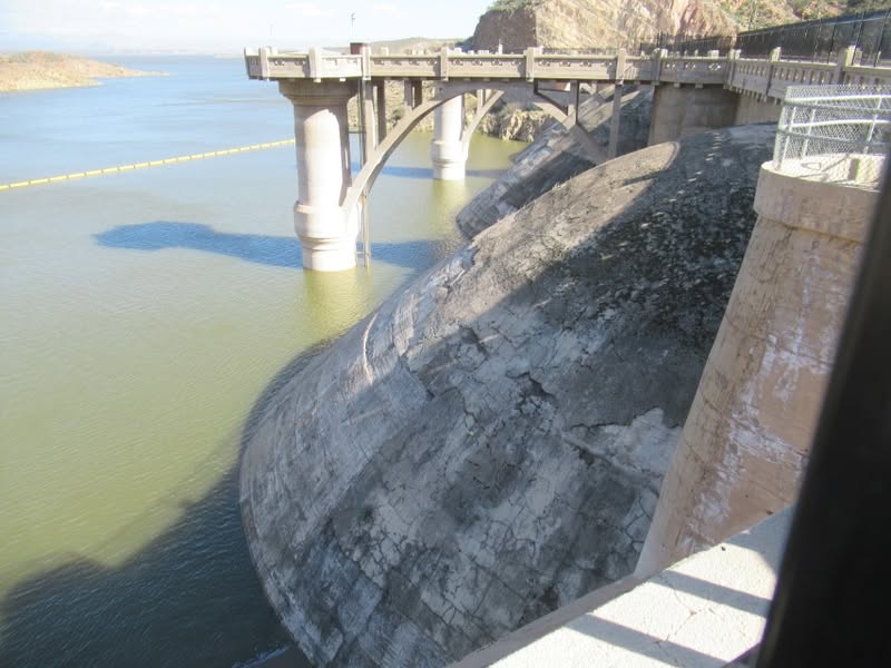 What a great ride today! Finally, after 20 years I finally made it out to Coolidge Dam. I was able to enjoy the ride with a riding buddy from the Power Riders. I'll caption some of the pictures.