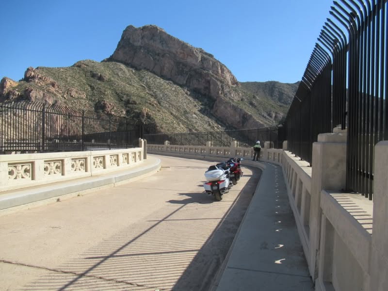 What a great ride today! Finally, after 20 years I finally made it out to Coolidge Dam. I was able to enjoy the ride with a riding buddy from the Power Riders. I'll caption some of the pictures.