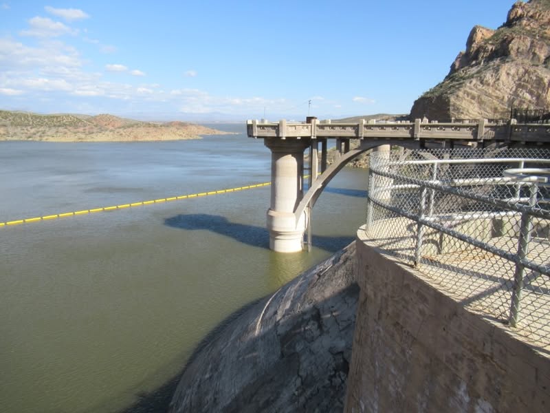 What a great ride today! Finally, after 20 years I finally made it out to Coolidge Dam. I was able to enjoy the ride with a riding buddy from the Power Riders. I'll caption some of the pictures.