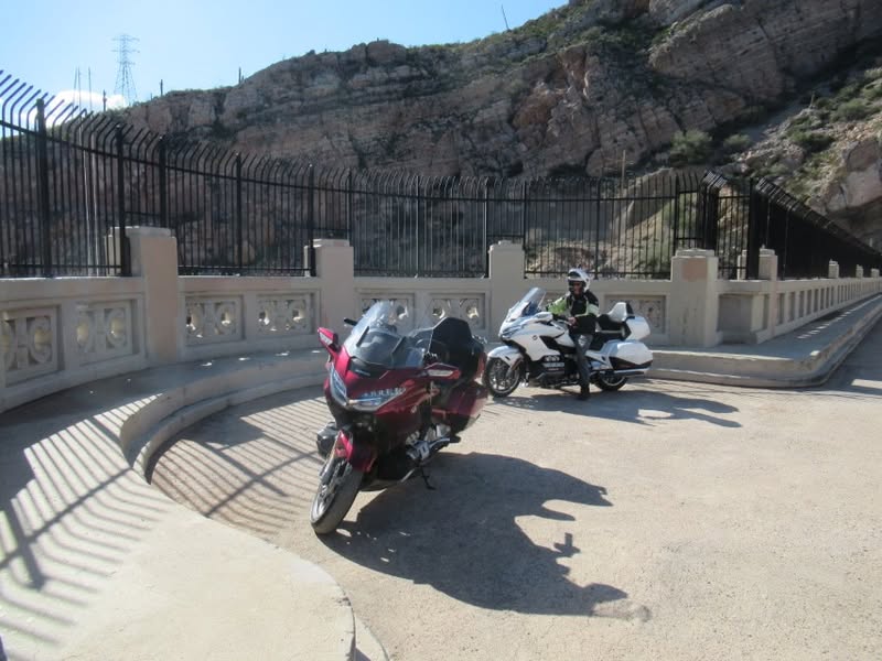 What a great ride today! Finally, after 20 years I finally made it out to Coolidge Dam. I was able to enjoy the ride with a riding buddy from the Power Riders. I'll caption some of the pictures.