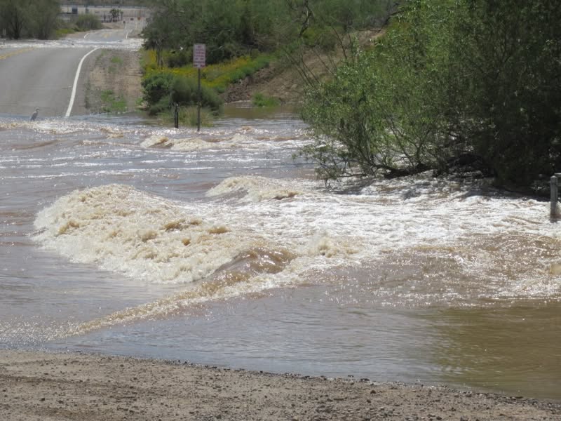 A fun little ride to check out the stream flows in our normally dry river beds.