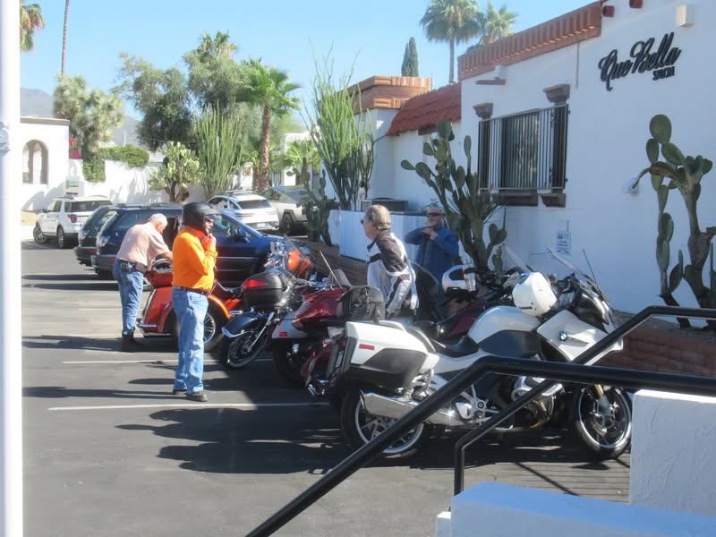 At the Black Mountain Cafe. Im not sure if we are coming or going. I totally forgot to take any food