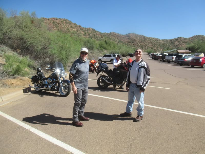 Chris and John just posing away! This was the most vehicles we have ever seen in the lot.