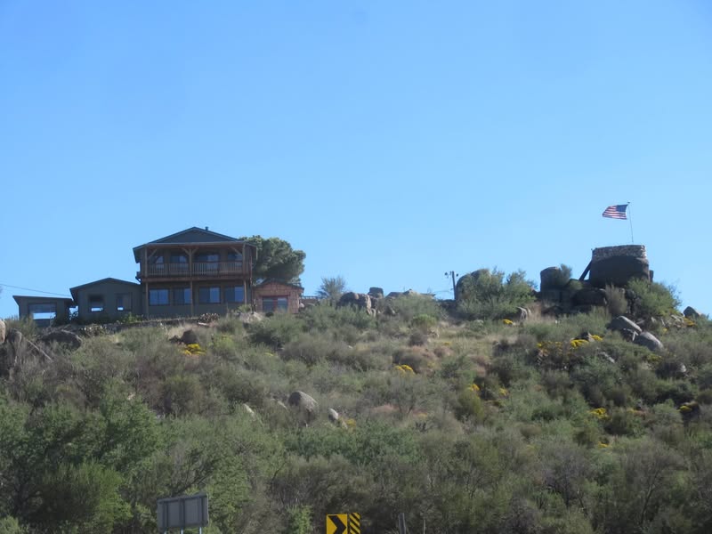The unincorporated community of Glen Ilah just before you get to Yarnell.