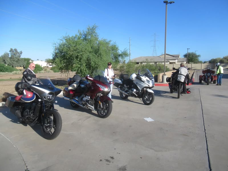 Five of us met up at the QT this morning.