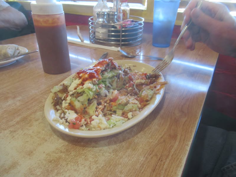 30 minutes later and Ron is almost making a dent in it.