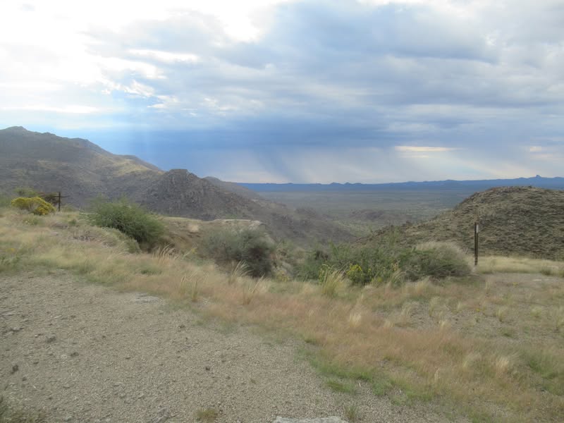 Weve been riding in and out of the rain so I stopped for some pictures halfway e