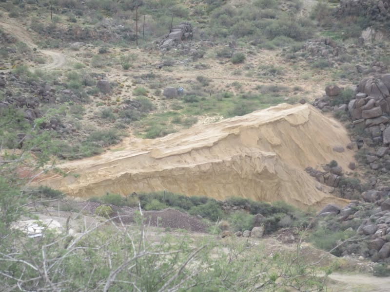 Looks like an old mining operation.