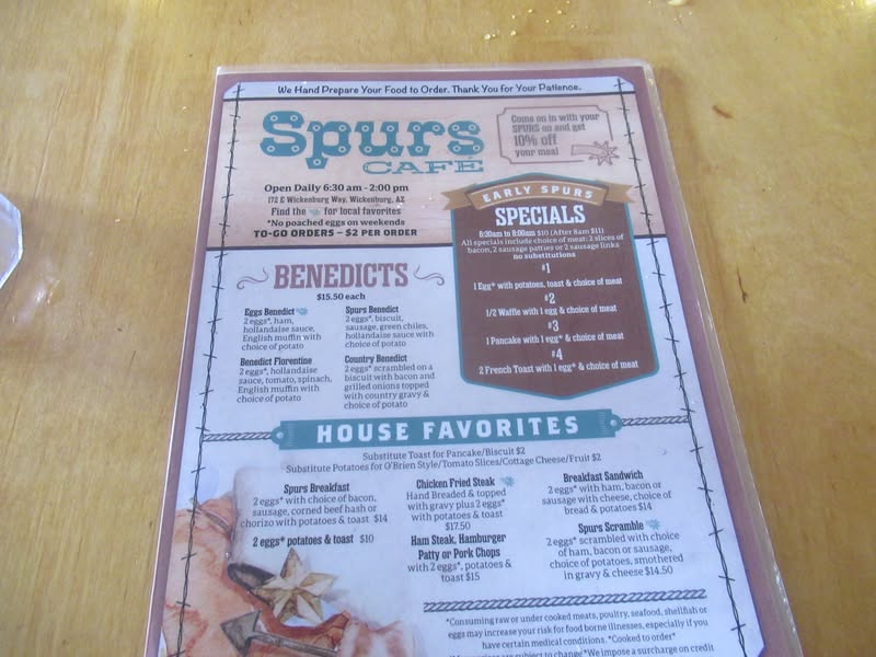 Just in case youre interested in what the menu offered.
