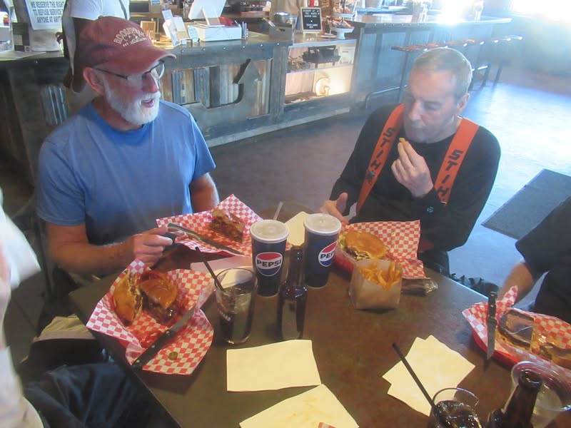 Steve was the only one to order fries with his meal, but he shared them with all of us. Thanks my fr