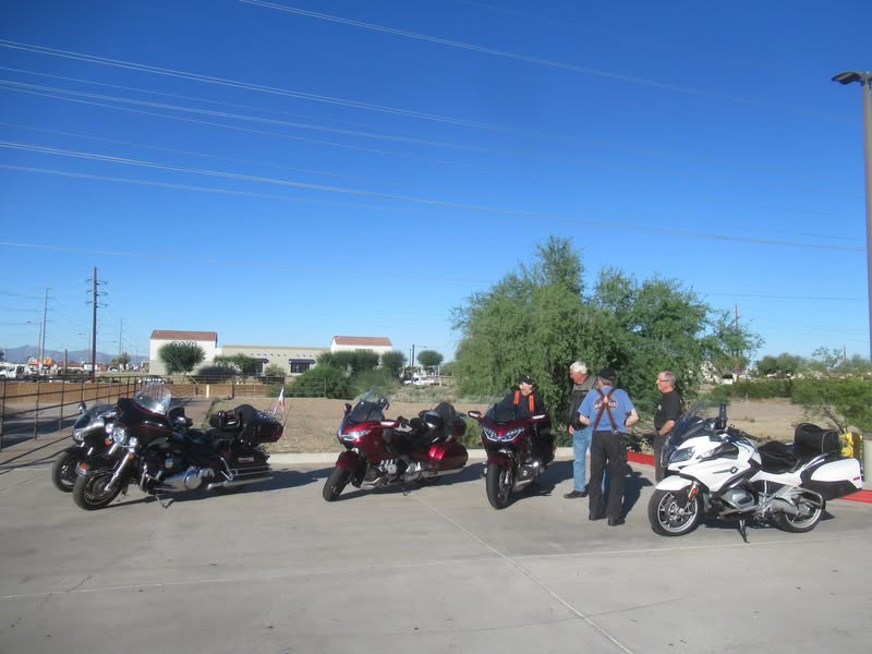 Five meeting up at the QT.