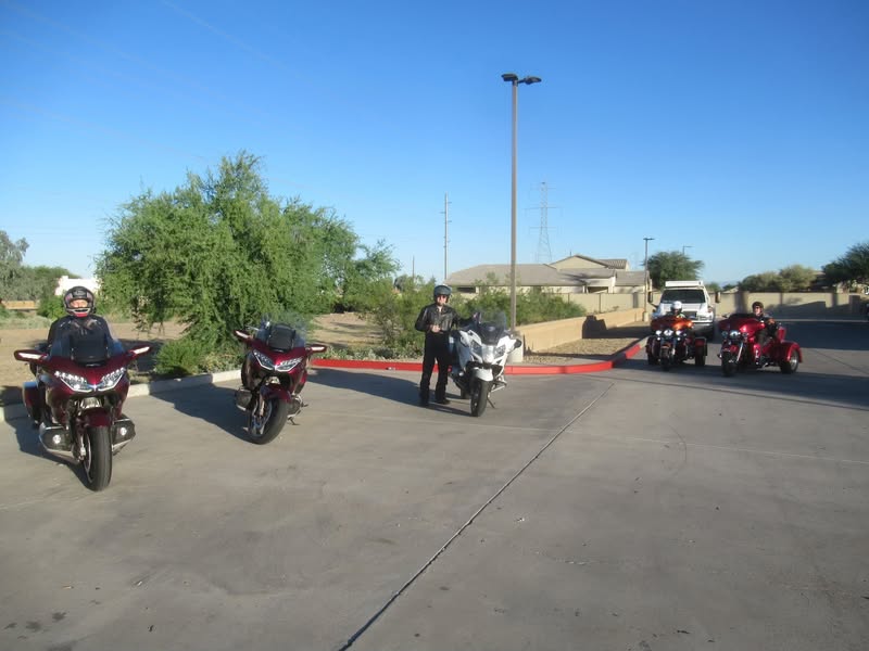 Five of us showed up today. One was a new guy that Alan invited.