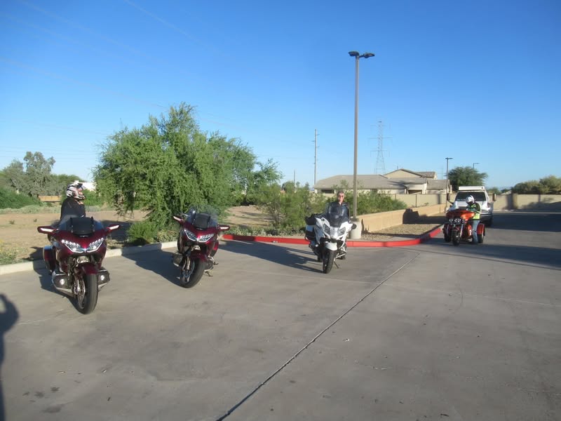 Five of us showed up today. One was a new guy that Alan invited.