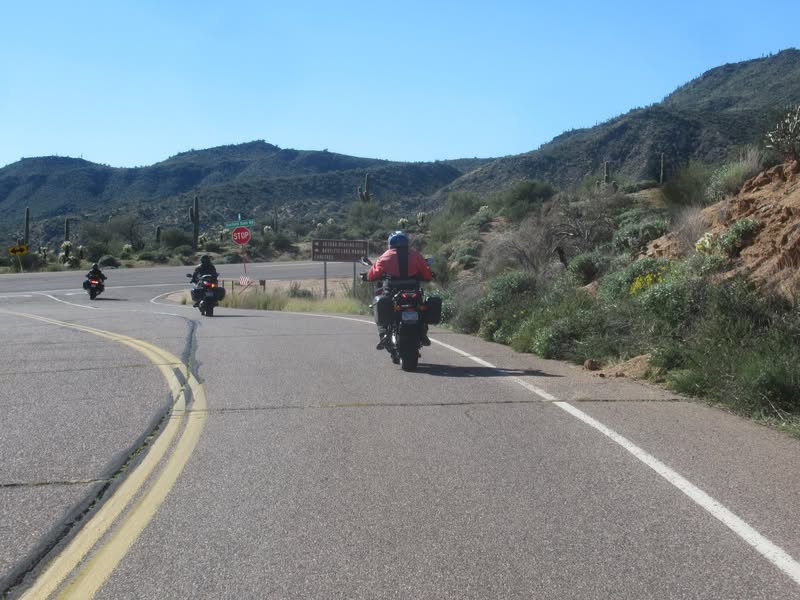 This is where we turn onto the main Bartlett lake road as we are heading home from the Rattlesnake p